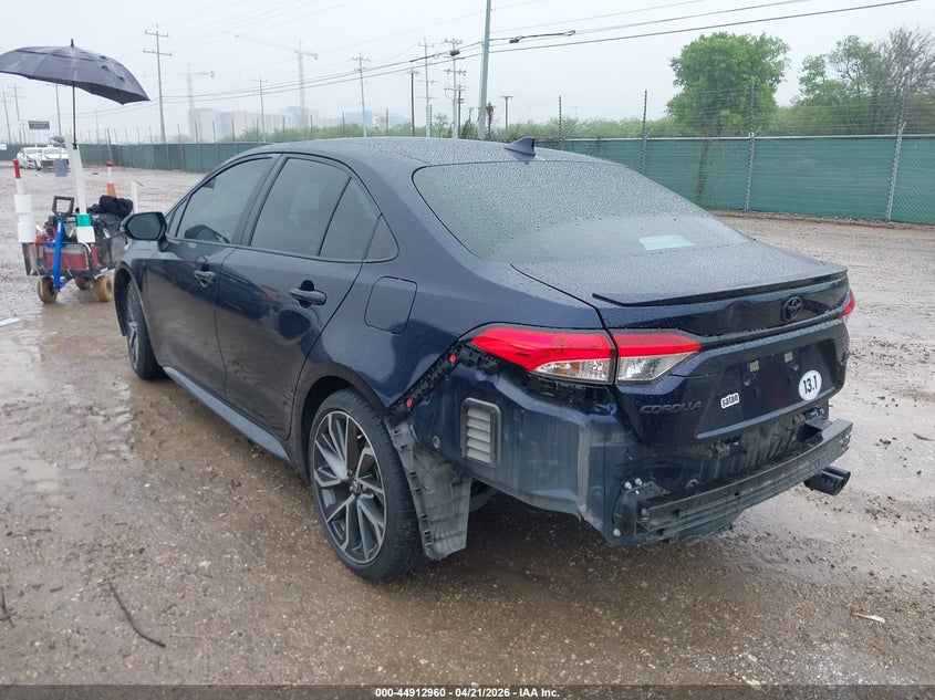 2022 Toyota Corolla VIN 5YFS4MCE0NP130336 IAAI salvage auction — REAR END, Original (Texas), sold $8,850 on 2026-07-13 (photo 3)