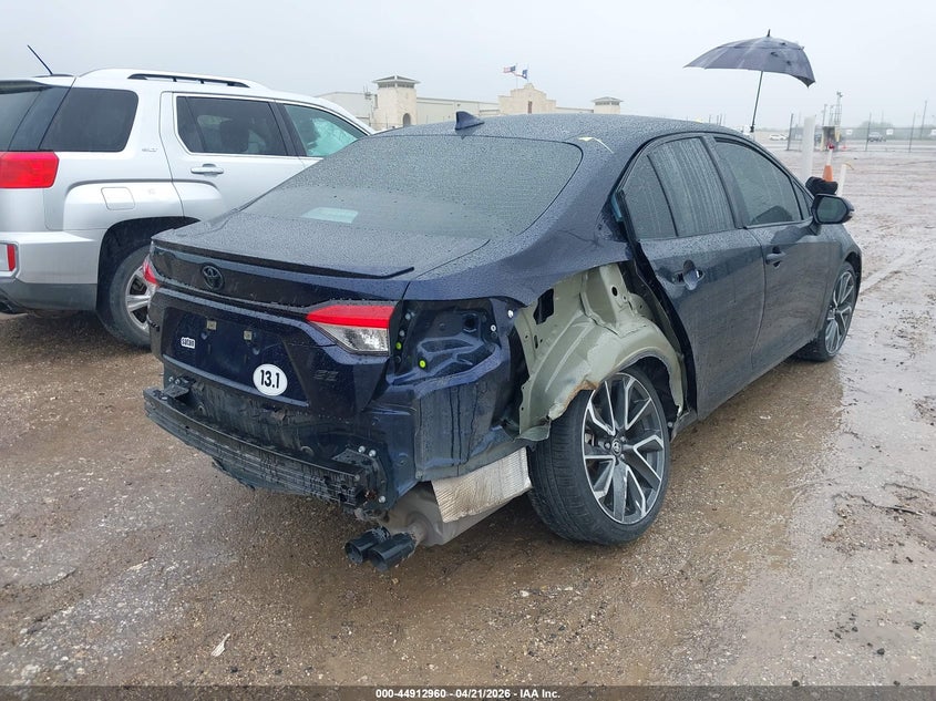 2022 Toyota Corolla VIN 5YFS4MCE0NP130336 IAAI salvage auction — REAR END, Original (Texas), sold $8,850 on 2026-07-13 (photo 4)