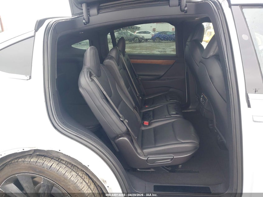 2021 Tesla Model x VIN 5YJXCAE22MF324967 IAAI salvage auction — REAR END, Salvage Title, sold $12,700 on 2026-07-17 (photo 8)