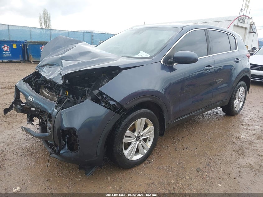 2017 Kia Sportage VIN KNDPM3AC8H7233284 IAAI salvage auction — FRONT END, Salvage Title, sold $700 on 2026-07-05 (photo 2)