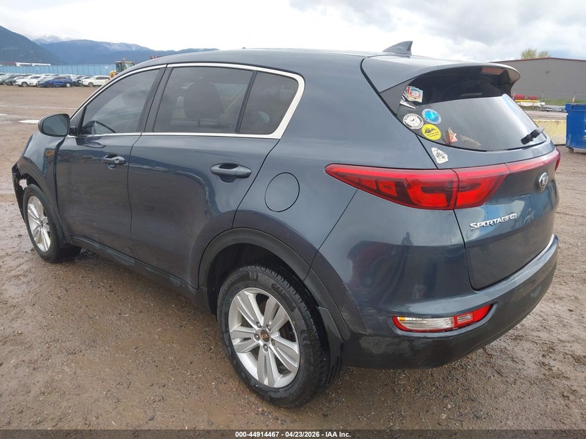 2017 Kia Sportage VIN KNDPM3AC8H7233284 IAAI salvage auction — FRONT END, Salvage Title, sold $700 on 2026-07-05 (photo 3)
