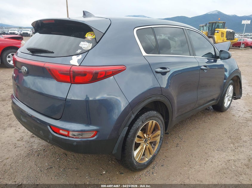 2017 Kia Sportage VIN KNDPM3AC8H7233284 IAAI salvage auction — FRONT END, Salvage Title, sold $700 on 2026-07-05 (photo 4)