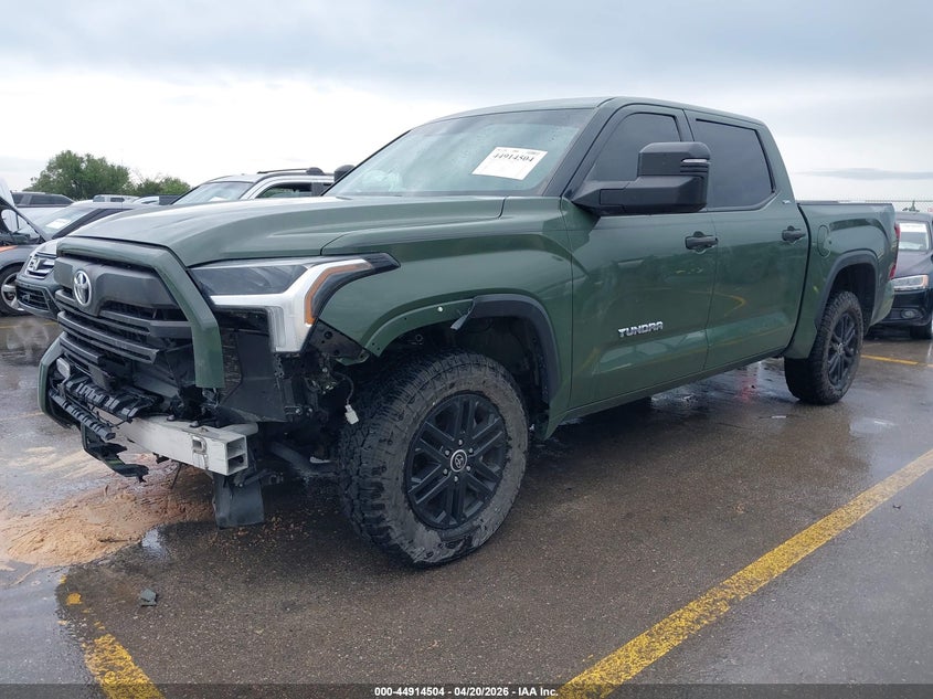2022 Toyota Tundra VIN 5TFLA5DB9NX010284 IAAI salvage auction — FRONT END, Salvage Title, sold $17,400 on 2026-07-23 (photo 2)