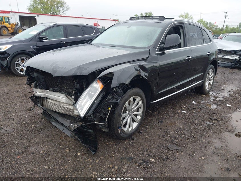 2016 Audi Q5 VIN WA1L2AFP3GA029475 IAAI salvage auction — FRONT END, Salvage Title, sold $1,250 on 2026-07-22 (photo 2)