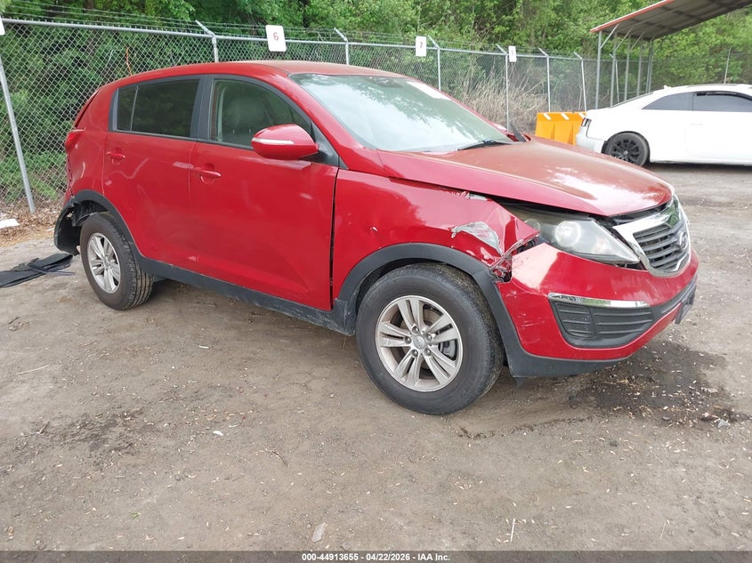 2011 Kia Sportage VIN KNDPB3A26B7080232 IAAI salvage auction — LEFT & RIGHT, Salvage - Greater Than 75% (Maryland), sold $650 on 2026-07-28 (photo 1)