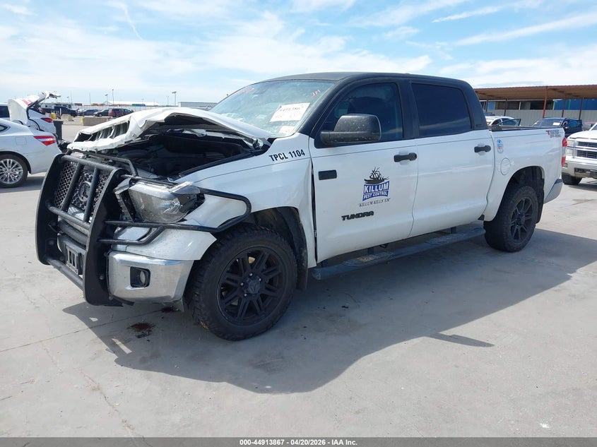2020 Toyota Tundra VIN 5TFDY5F15LX944461 IAAI salvage auction — FRONT END, Original (Texas), sold $11,200 on 2026-07-08 (photo 2)