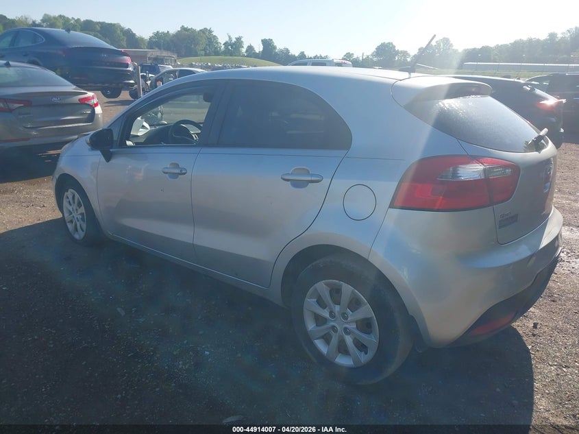 2014 Kia Rio VIN KNADM5A36E6327709 IAAI salvage auction — FRONT END, Salvage (Texas), sold $600 on 2026-07-29 (photo 3)