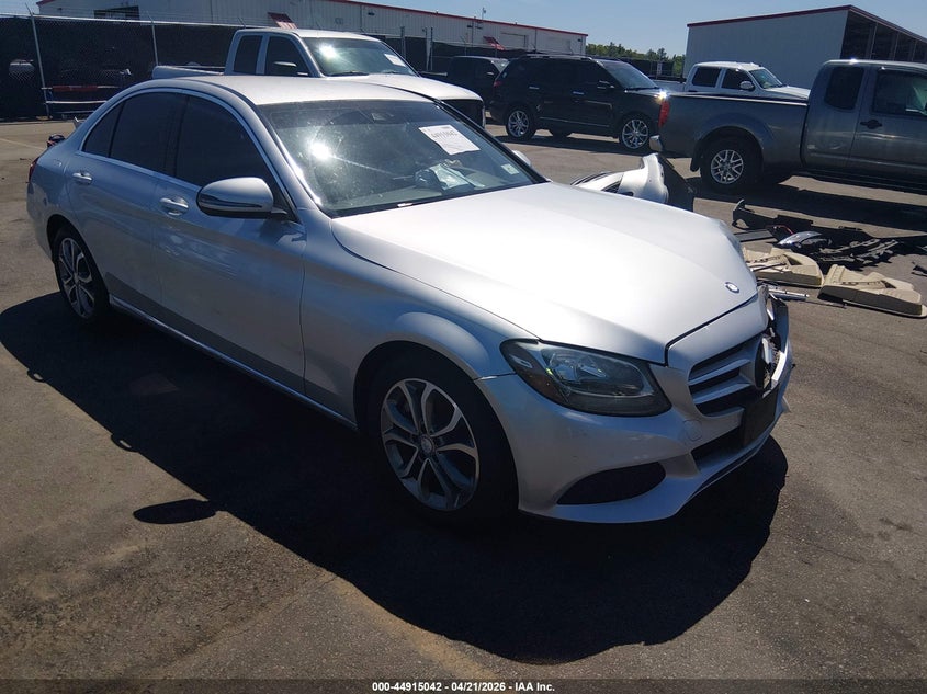 2016 Mercedes-benz C-klasse VIN 55SWF4JB4GU122449 IAAI salvage auction — LEFT FRONT, Salvage (South Carolina), sold $1,900 on 2026-07-18 (photo 1)