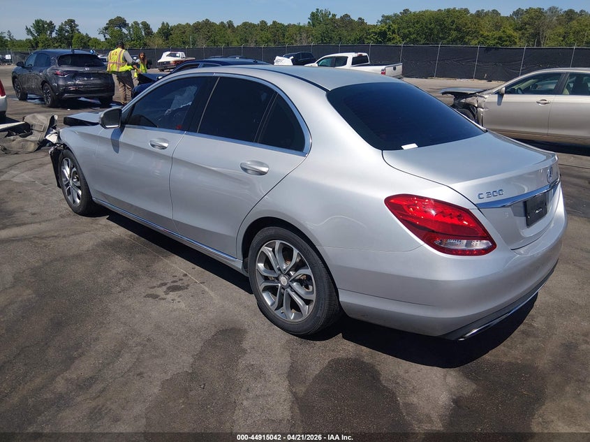 2016 Mercedes-benz C-klasse VIN 55SWF4JB4GU122449 IAAI salvage auction — LEFT FRONT, Salvage (South Carolina), sold $1,900 on 2026-07-18 (photo 3)