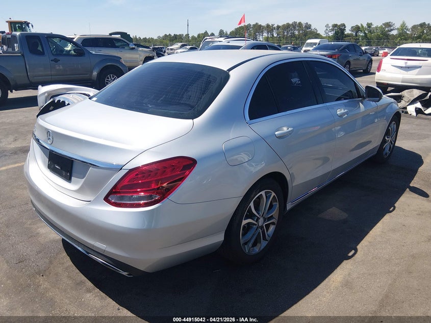 2016 Mercedes-benz C-klasse VIN 55SWF4JB4GU122449 IAAI salvage auction — LEFT FRONT, Salvage (South Carolina), sold $1,900 on 2026-07-18 (photo 4)