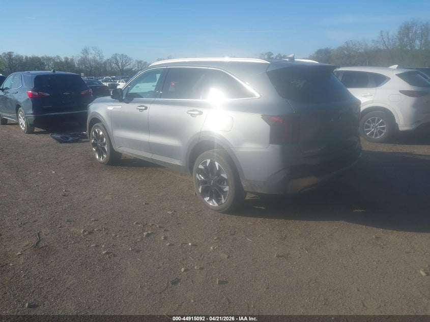 2025 Kia Sorento VIN 5XYRHDJF2SG380031 IAAI salvage auction — HAIL, Salvage Title, sold $16,925 on 2026-07-06 (photo 3)