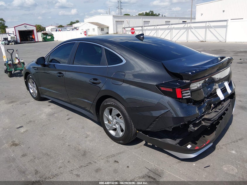 2025 Hyundai Sonata VIN KMHL24JA8SA481081 IAAI salvage auction — REAR END, Rebuildable (Florida), sold $6,100 on 2026-07-06 (photo 3)