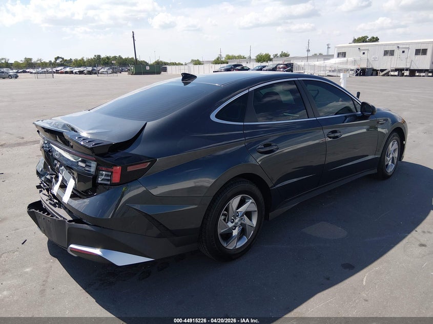 2025 Hyundai Sonata VIN KMHL24JA8SA481081 IAAI salvage auction — REAR END, Rebuildable (Florida), sold $6,100 on 2026-07-06 (photo 4)
