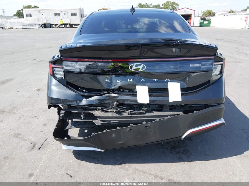 2025 Hyundai Sonata VIN KMHL24JA8SA481081 IAAI salvage auction — REAR END, Rebuildable (Florida), sold $6,100 on 2026-07-06 (photo 6)