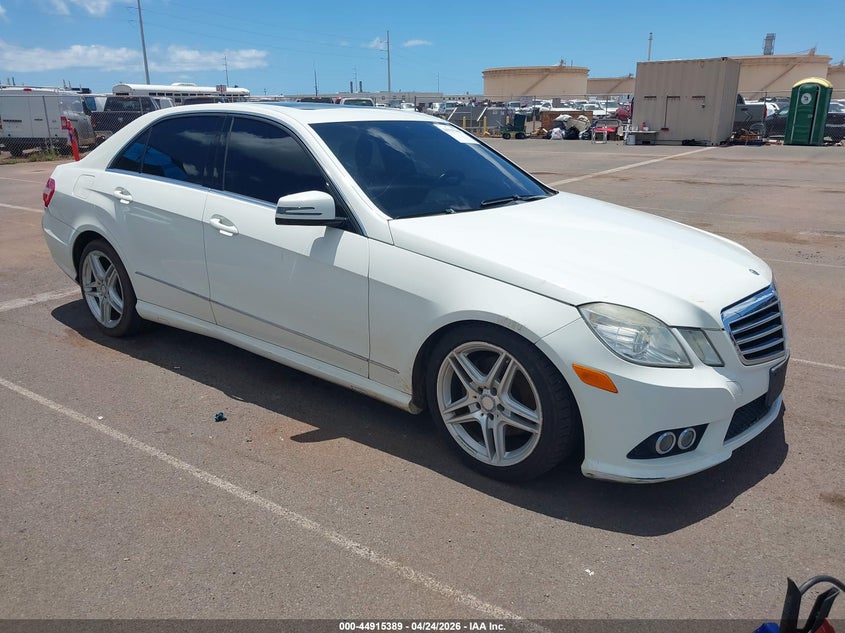 2010 Mercedes-benz E-class VIN WDDHF5GB3AA136890 IAAI salvage auction — WATER/FLOOD, Bill Of Sale (Hawaii), sold $175 on 2026-07-28 (photo 1)