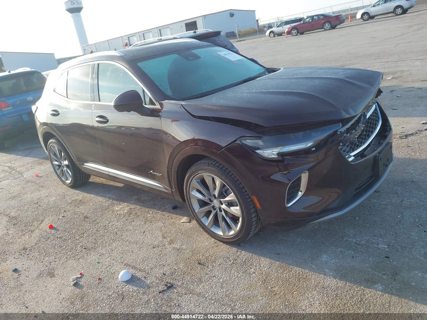 2021 Buick Envision VIN LRBFZSR4XMD170008 IAAI salvage auction — FRONT END, Salvage (Iowa), sold $5,100 on 2026-07-28 (photo 1)
