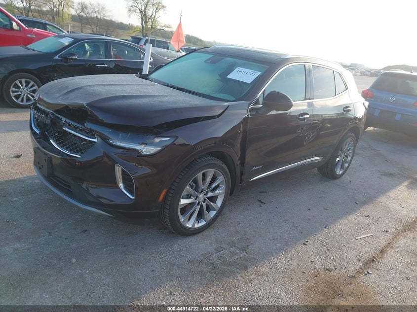 2021 Buick Envision VIN LRBFZSR4XMD170008 IAAI salvage auction — FRONT END, Salvage (Iowa), sold $5,100 on 2026-07-28 (photo 2)