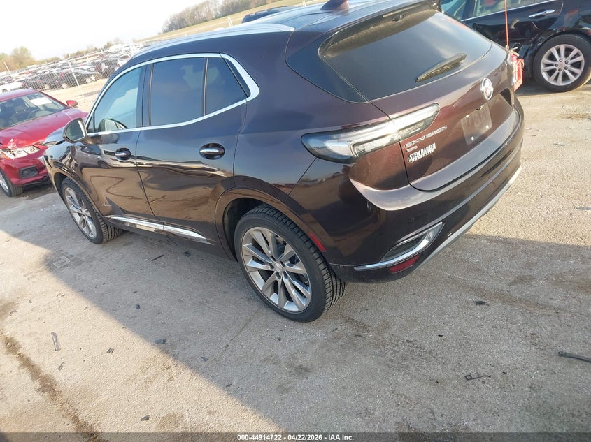 2021 Buick Envision VIN LRBFZSR4XMD170008 IAAI salvage auction — FRONT END, Salvage (Iowa), sold $5,100 on 2026-07-28 (photo 3)