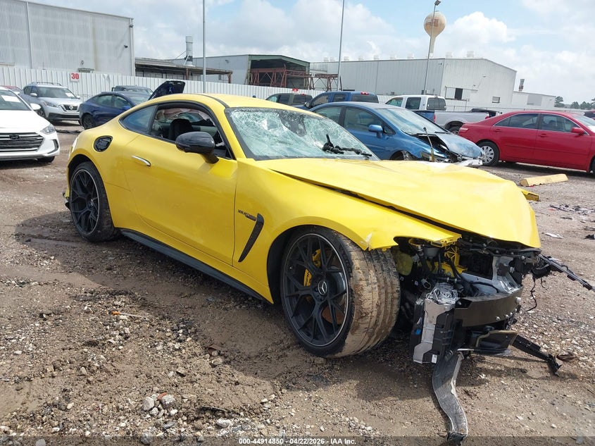 2025 Mercedes-benz VIN W1KRJ7JB7SF006140 IAAI salvage auction — FRONT END, Non-Repairable (Texas), sold $32,925 on 2026-07-09 (photo 1)