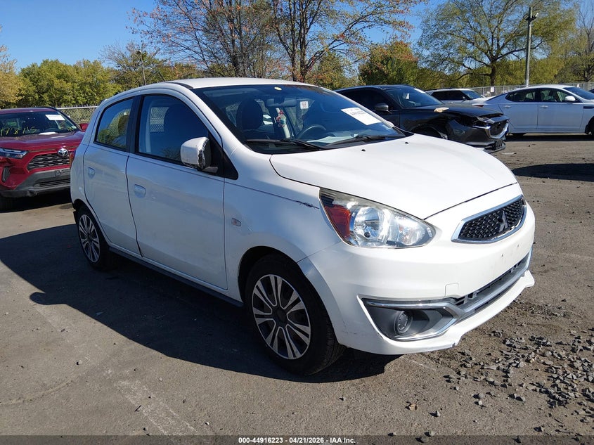 2017 Mitsubishi Mirage VIN ML32A3HJ6HH007393 IAAI salvage auction — REAR END, Salvage (New Jersey), sold $1,300 on 2026-07-13 (photo 1)