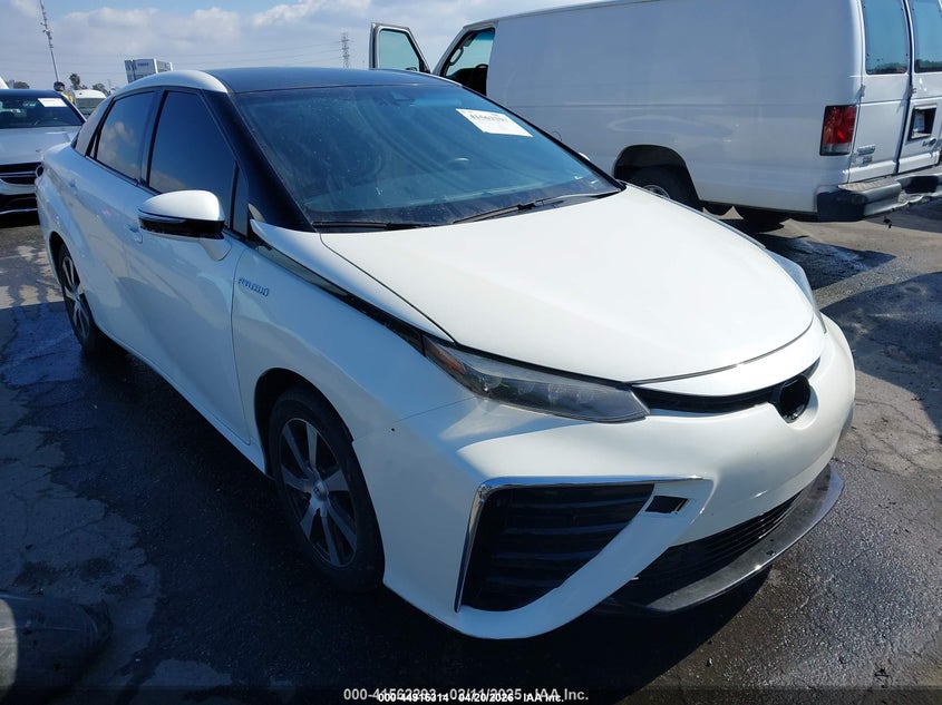 2017 Toyota Mirai VIN JTDBVRBD5HA001987 IAAI salvage auction — LEFT REAR, Salvage (California), sold $300 on 2026-07-23 (photo 1)