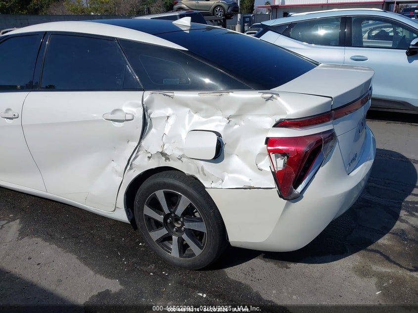 2017 Toyota Mirai VIN JTDBVRBD5HA001987 IAAI salvage auction — LEFT REAR, Salvage (California), sold $300 on 2026-07-23 (photo 6)