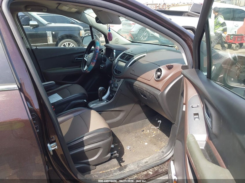 2016 Chevrolet Trax VIN KL7CJLSB8GB654198 IAAI salvage auction — FRONT END, Clear (Indiana), sold $700 on 2026-07-09 (photo 5)