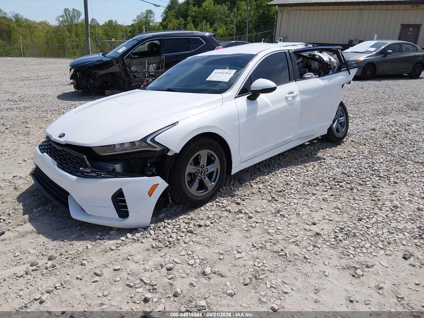 2021 Kia K5 VIN 5XXG14J24MG047491 IAAI salvage auction — FRONT & REAR, Original (Kentucky), sold $1,100 on 2026-07-07 (photo 2)