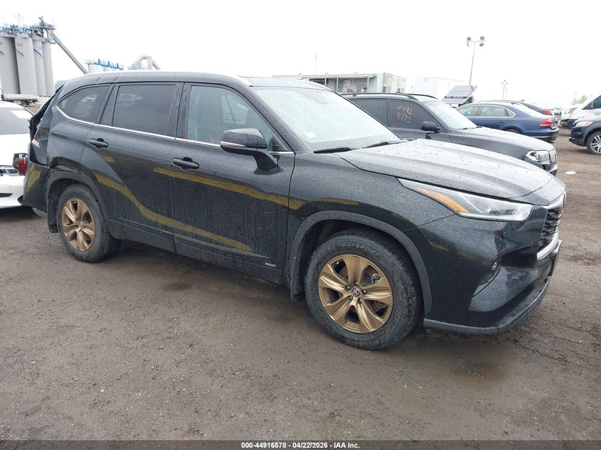 2023 Toyota Highlander VIN 5TDABRCH2PS575566 IAAI salvage auction — REAR END, Mv-907A (New York), sold $10,200 on 2026-07-21 (photo 1)