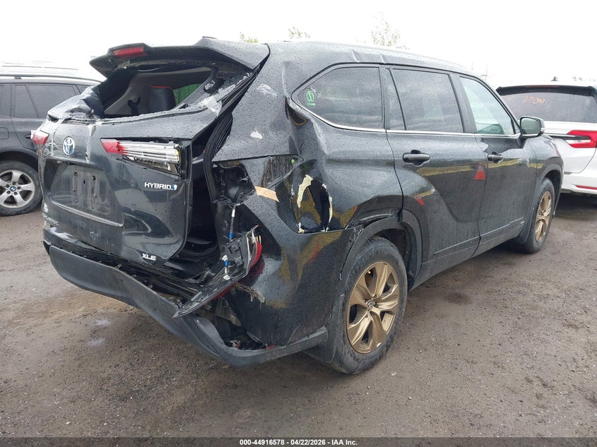 2023 Toyota Highlander VIN 5TDABRCH2PS575566 IAAI salvage auction — REAR END, Mv-907A (New York), sold $10,200 on 2026-07-21 (photo 4)