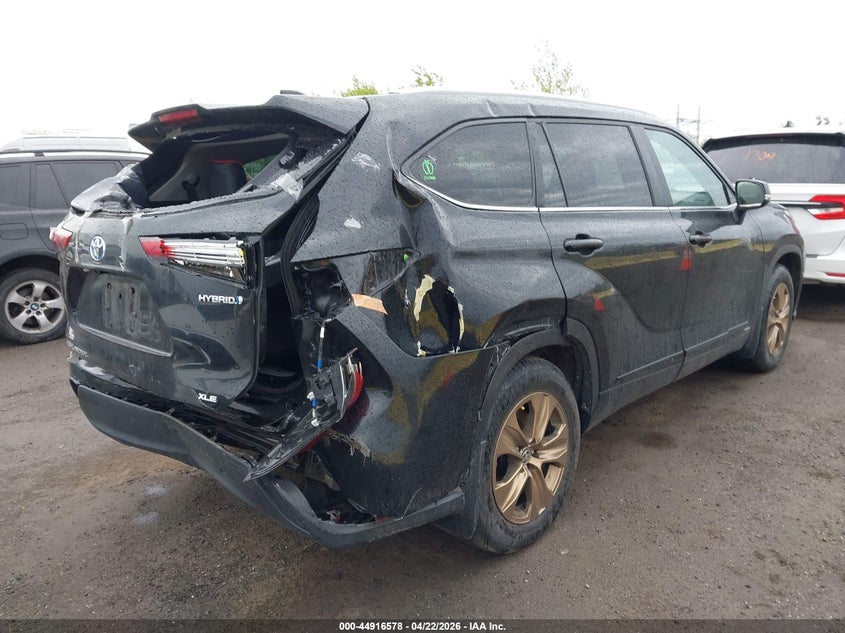 2023 Toyota Highlander VIN 5TDABRCH2PS575566 IAAI salvage auction — REAR END, Mv-907A (New York), sold $10,200 on 2026-07-21 (photo 6)