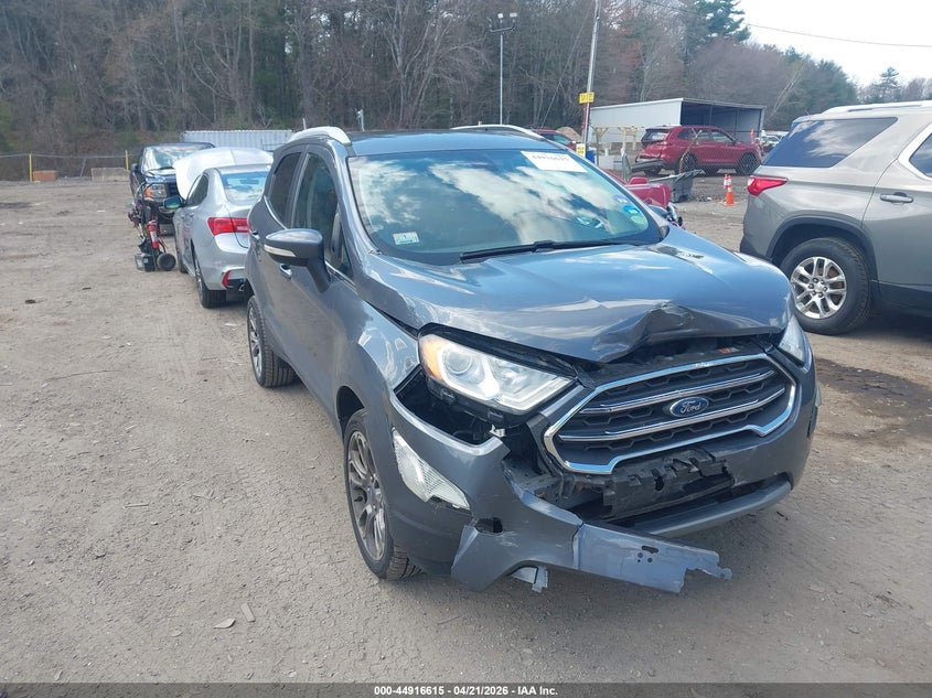 2018 Ford Ecosport VIN MAJ6P1WL8JC234342 IAAI salvage auction — FRONT END, Salvage Title, sold $925 on 2026-07-14 (photo 1)