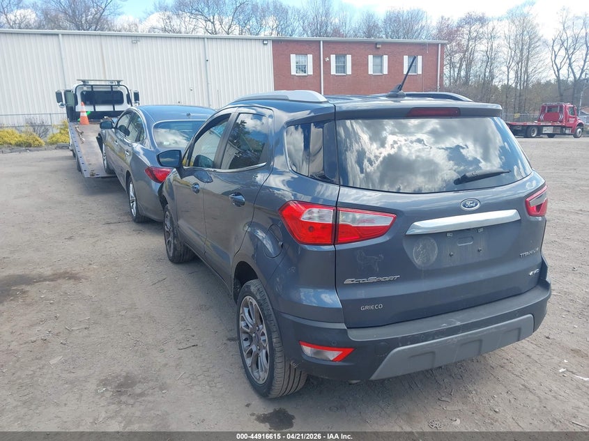 2018 Ford Ecosport VIN MAJ6P1WL8JC234342 IAAI salvage auction — FRONT END, Salvage Title, sold $925 on 2026-07-14 (photo 3)