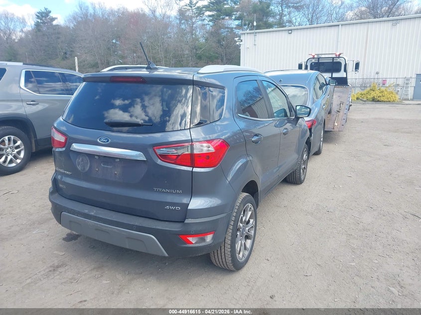 2018 Ford Ecosport VIN MAJ6P1WL8JC234342 IAAI salvage auction — FRONT END, Salvage Title, sold $925 on 2026-07-14 (photo 4)