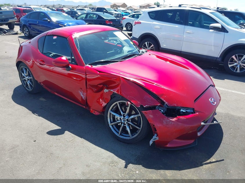 2021 Mazda Mx-5 VIN JM1NDAM72M0461116 IAAI salvage auction — RIGHT FRONT, Salvage (Arizona), sold $4,550 on 2026-07-28 (photo 1)