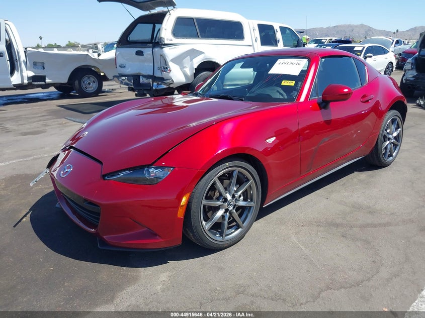 2021 Mazda Mx-5 VIN JM1NDAM72M0461116 IAAI salvage auction — RIGHT FRONT, Salvage (Arizona), sold $4,550 on 2026-07-28 (photo 2)