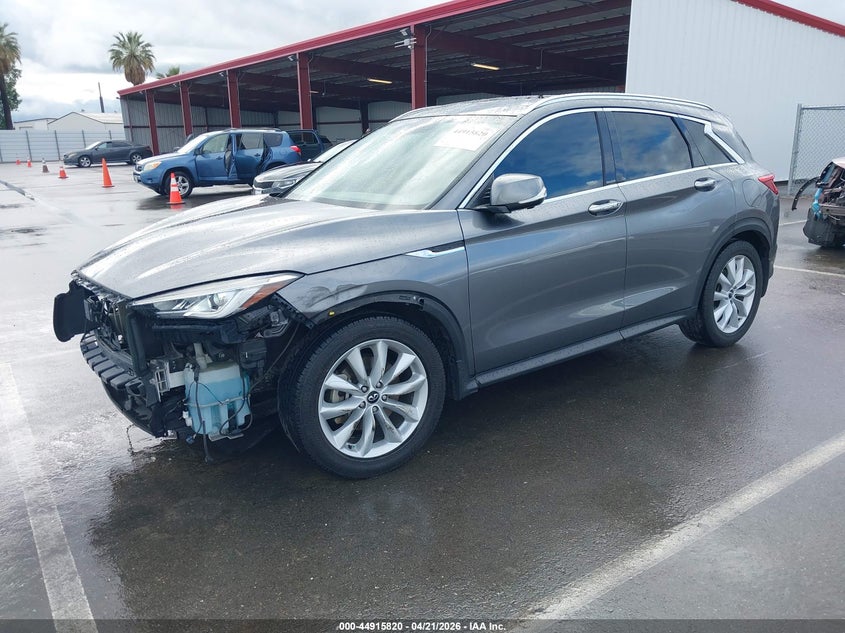 2019 Infiniti Qx50 VIN 3PCAJ5M18KF126452 IAAI salvage auction — FRONT END, Salvage (California), sold $4,050 on 2026-09-17 (photo 2)