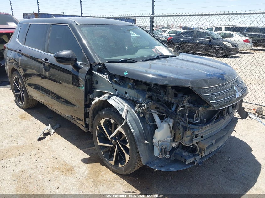 2022 Mitsubishi Outlander VIN JA4J4TA89NZ041464 IAAI salvage auction — RIGHT FRONT, Original (Texas), sold $6,000 on 2026-07-14 (photo 1)