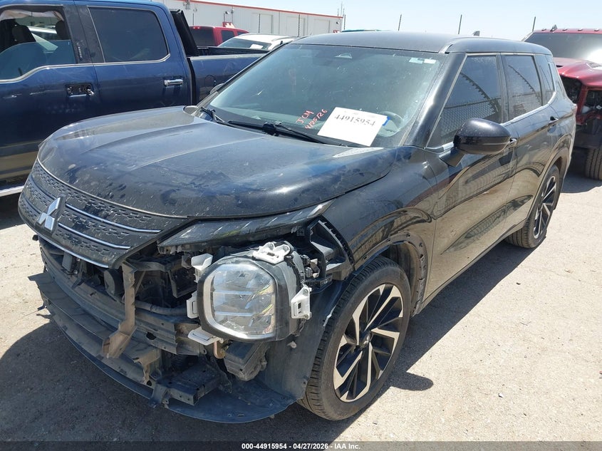 2022 Mitsubishi Outlander VIN JA4J4TA89NZ041464 IAAI salvage auction — RIGHT FRONT, Original (Texas), sold $6,000 on 2026-07-14 (photo 2)