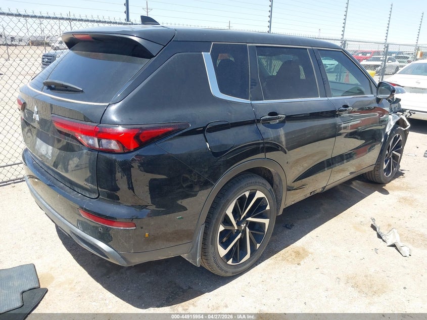 2022 Mitsubishi Outlander VIN JA4J4TA89NZ041464 IAAI salvage auction — RIGHT FRONT, Original (Texas), sold $6,000 on 2026-07-14 (photo 4)