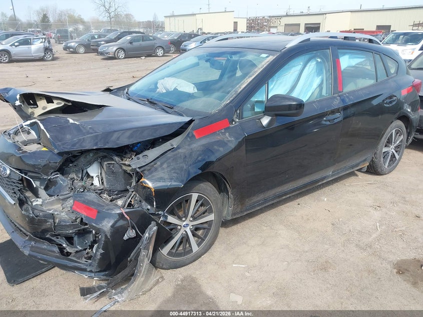 2019 Subaru Impreza VIN 4S3GTAD63K3703801 IAAI salvage auction — LEFT FRONT, Clear (Michigan), sold $1,100 on 2026-07-10 (photo 2)