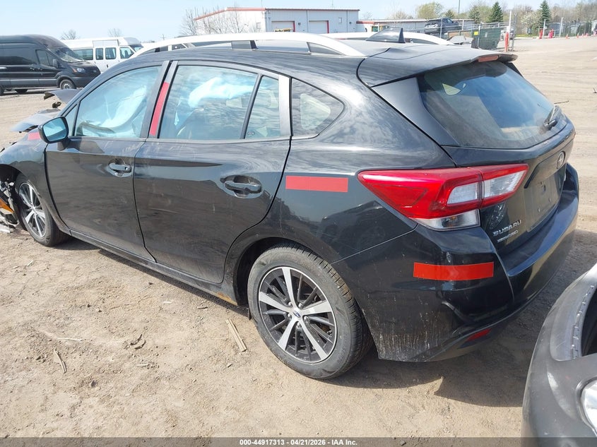 2019 Subaru Impreza VIN 4S3GTAD63K3703801 IAAI salvage auction — LEFT FRONT, Clear (Michigan), sold $1,100 on 2026-07-10 (photo 3)