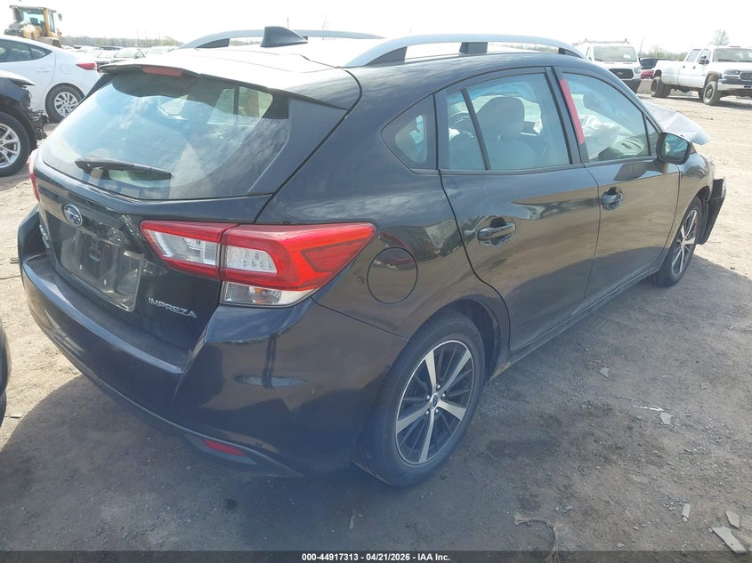 2019 Subaru Impreza VIN 4S3GTAD63K3703801 IAAI salvage auction — LEFT FRONT, Clear (Michigan), sold $1,100 on 2026-07-10 (photo 4)