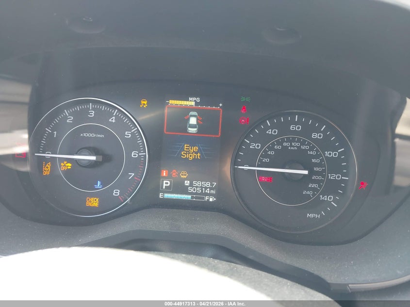 2019 Subaru Impreza VIN 4S3GTAD63K3703801 IAAI salvage auction — LEFT FRONT, Clear (Michigan), sold $1,100 on 2026-07-10 (photo 7)