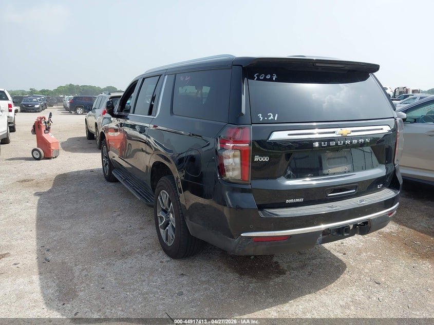 2021 Chevrolet Suburban VIN 1GNSKCKT1MR455007 IAAI salvage auction — THEFT, Salvage Title, sold $16,250 on 2026-07-28 (photo 3)