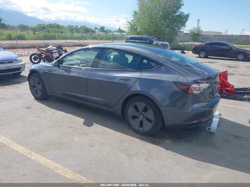 2023 Tesla Model 3 VIN 5YJ3E1EA3PF657716 IAAI salvage auction — FRONT END, Salvage Title, sold $5,400 on 2026-07-12 (photo 3)