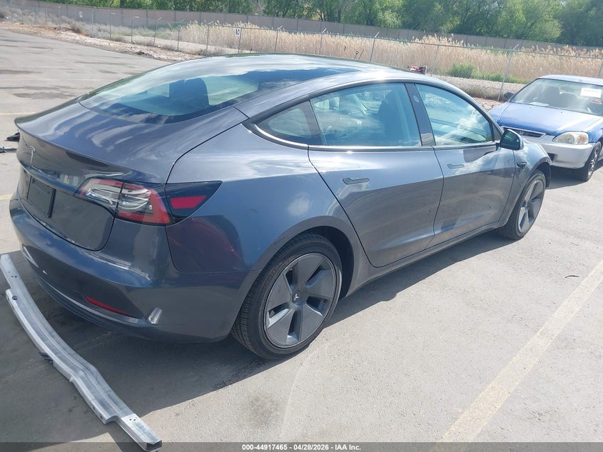 2023 Tesla Model 3 VIN 5YJ3E1EA3PF657716 IAAI salvage auction — FRONT END, Salvage Title, sold $5,400 on 2026-07-12 (photo 4)