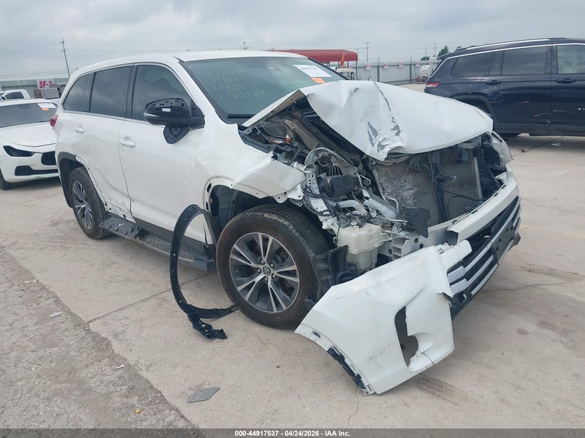 2019 Toyota Highlander VIN 5TDZZRFH9KS299146 IAAI salvage auction — RIGHT SIDE, Salvage (Texas), sold $3,750 on 2026-07-29 (photo 1)