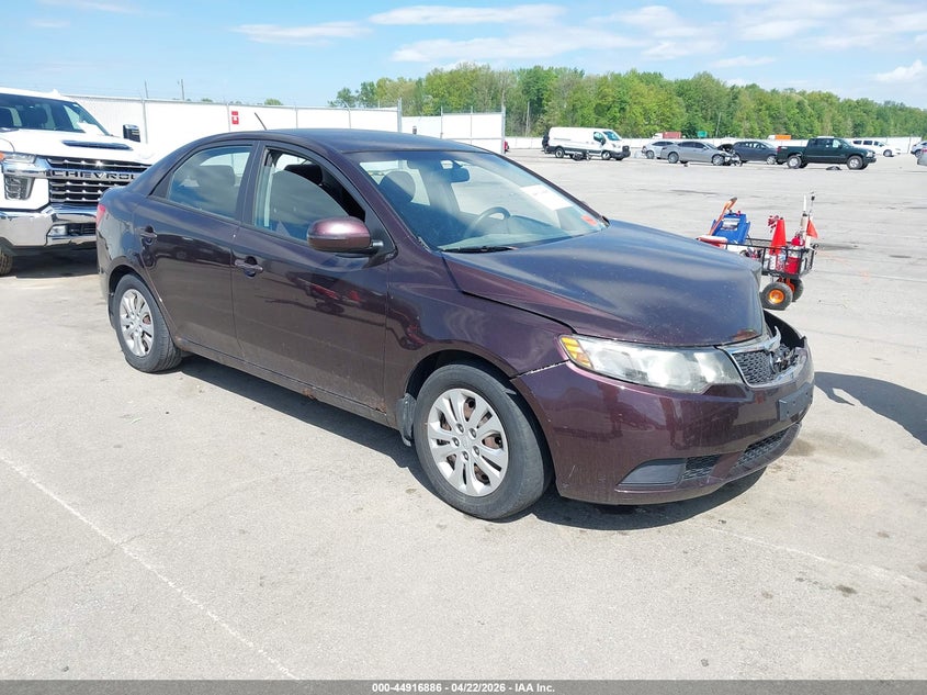2011 Kia Forte VIN KNAFU4A20B5353010 IAAI salvage auction — FRONT END, Clear (Indiana), sold $500 on 2026-07-16 (photo 1)