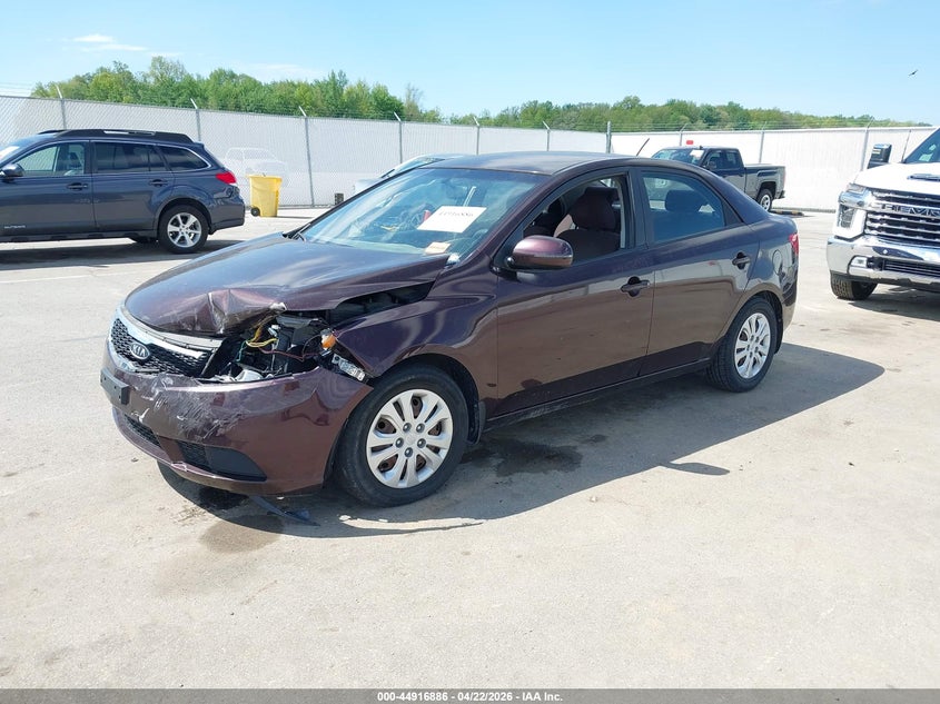 2011 Kia Forte VIN KNAFU4A20B5353010 IAAI salvage auction — FRONT END, Clear (Indiana), sold $500 on 2026-07-16 (photo 2)